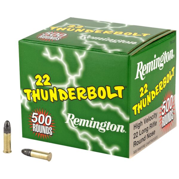 REMINGTON THUNDERBOLT .22 LR 40 GR LRN 500 RD/BOX