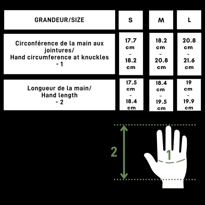 GantsTheEveryday-Femme_79082charte_1_684x684 Gants Everyday WATERGUARD® - Womens - Image 3