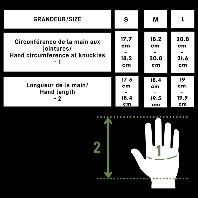 MitainesTheEveryday-Femme_79092charte_1_684x684 Mitaines Everyday WATERGUARD® Womens - Image 2