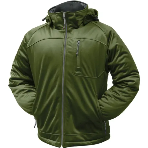 Manteau Softshell Homme Mishmi Takin - Marron - Capuche - Taille S - NEUF Avec étiquettes