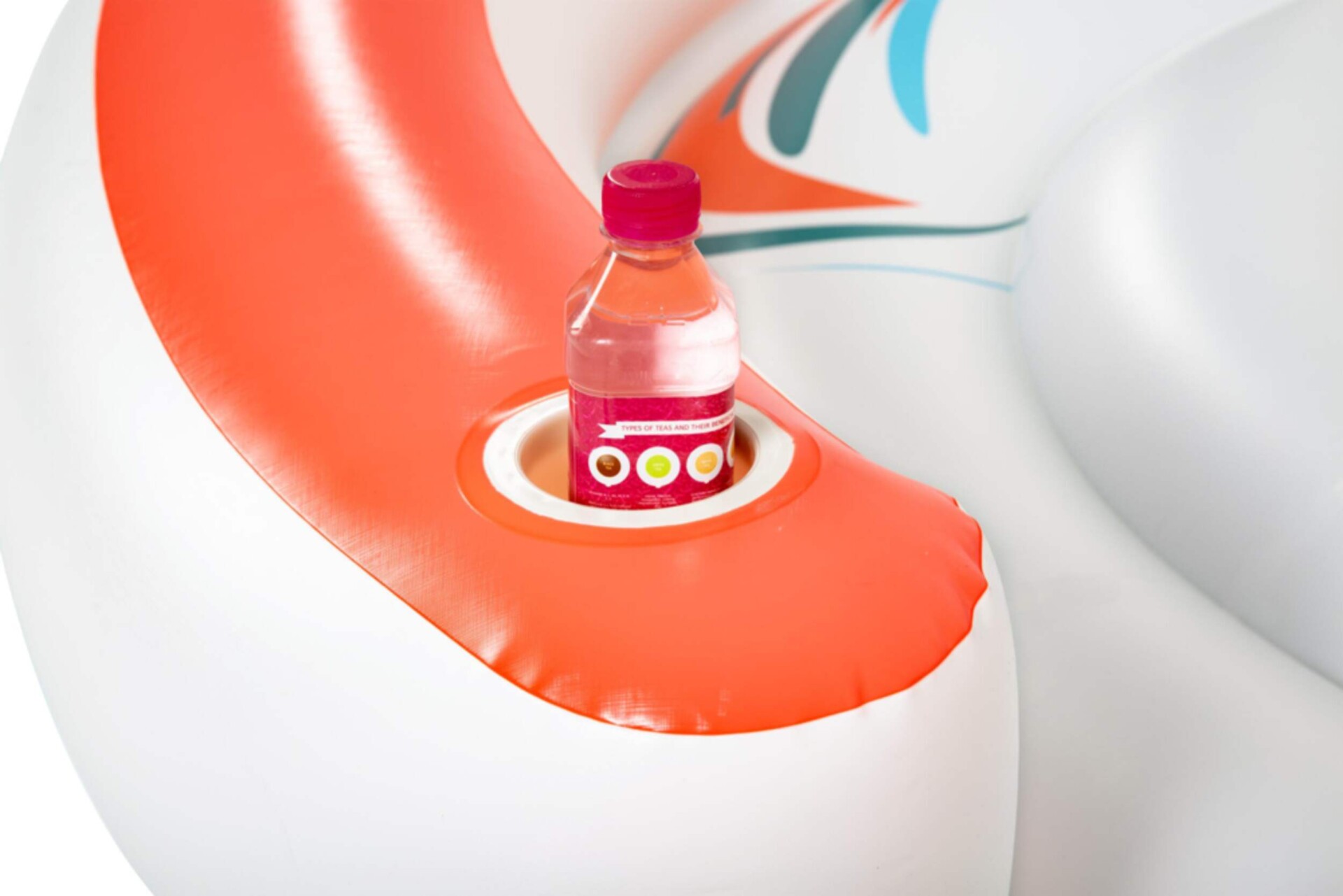 FBSPORT Île Flottante 6/8/10 Pi – Plateforme Ronde Avec Porte-Gobelets, Échelle, Résistance 360 Kg – Radeau Pour Lac, Piscine Et Mer